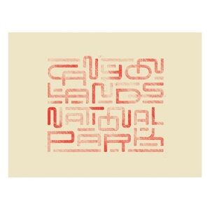 Canyonlands National Park Artist Series Postcard by Type Hike